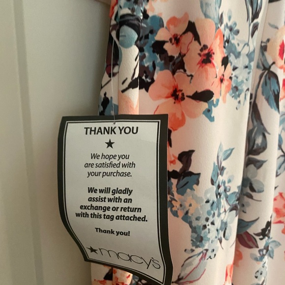 NWT Rachel Roy flowered dress Size L - Picture 6 of 9